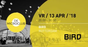 De Microclub Rotterdam 13/04/2018